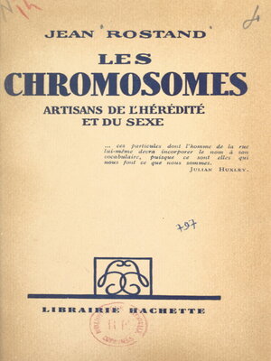cover image of Les chromosomes